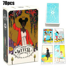 78pcs Modern Witch Tarot Cards Deck Female Rider Waite Imagery Divination Game