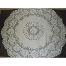 Tapestry Trading 652W36 36 in. European Lace Table Topper, White