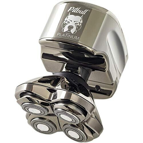 Skull Shaver Pitbull Platinum Pro Electric Head and Face Razor for Men