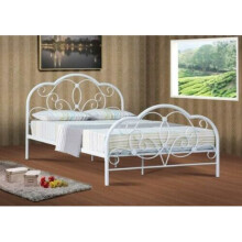 (4ft Small Double) Aurora Metal Bed Frame with Lucy Mattress