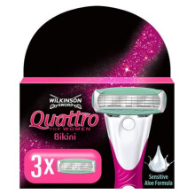 Wilkinson Sword - Quattro - For WOMEN - Ultra-Thin Blades X 3 Refills
