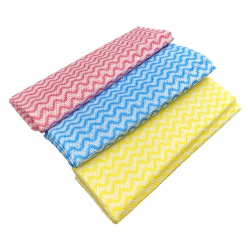 6 Large All Purpose Cleaning Cloths Absorbent J Type Kitchen Washing Dish Cloth 1