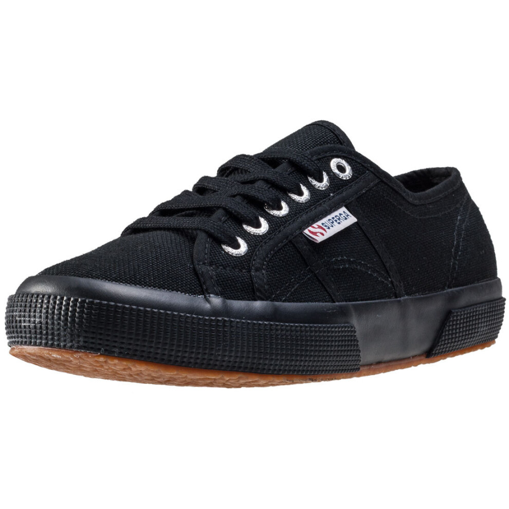 Superga 2750 Cotu Classic Womens Plimsoll Trainers in Black Black - 6.5 UK