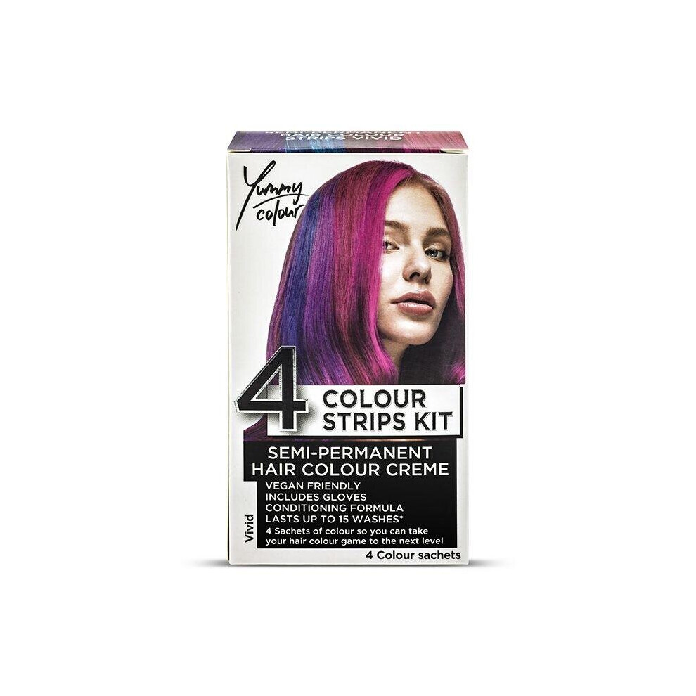 Stargazer Yummy Colour 4 Colour Strips Kit- Vivid