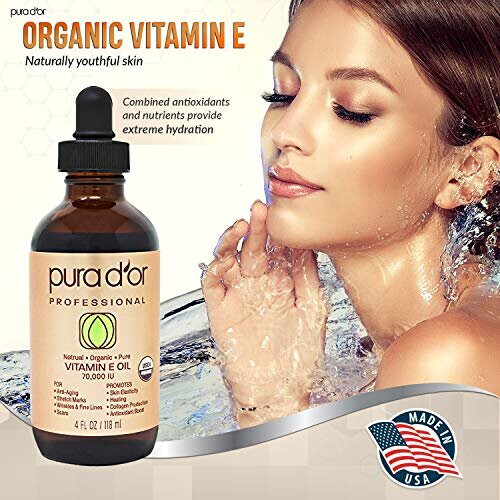 Pura D'or, Professional, Vitamin E Öl, 4 fl oz (118 ml) 2
