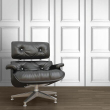 Debona Wood Effect Wallpaper Wooden Panel Frame Realistic Modern White Grey