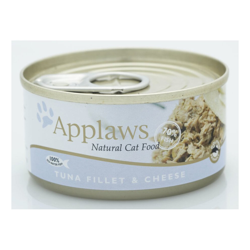 Applaws Cat Food Tin Tuna and Cheese, 156g, Pack of 24