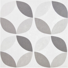 Floor Tiles Self Adhesive Geometric Grey Vinyl Flooring Tile Kitchen Bathroom 1m²