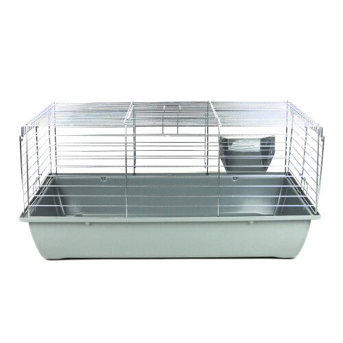 Little-Friends (Grey) Indoor Rabbit Guinea Pig Cage Premium 80cm