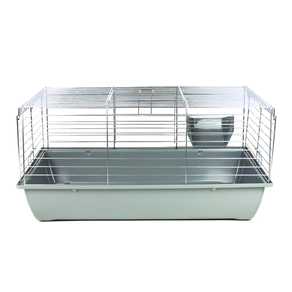 Little-Friends (Grey) Indoor Rabbit Guinea Pig Cage Premium 80Cm Grey