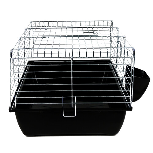 Little-Friends (Black) Indoor Rabbit Guinea Pig Cage Premium 80cm 1
