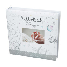 Baby First Photo Album 4x6'' 200 PhotoS Memo White Unisex Birthday Christening