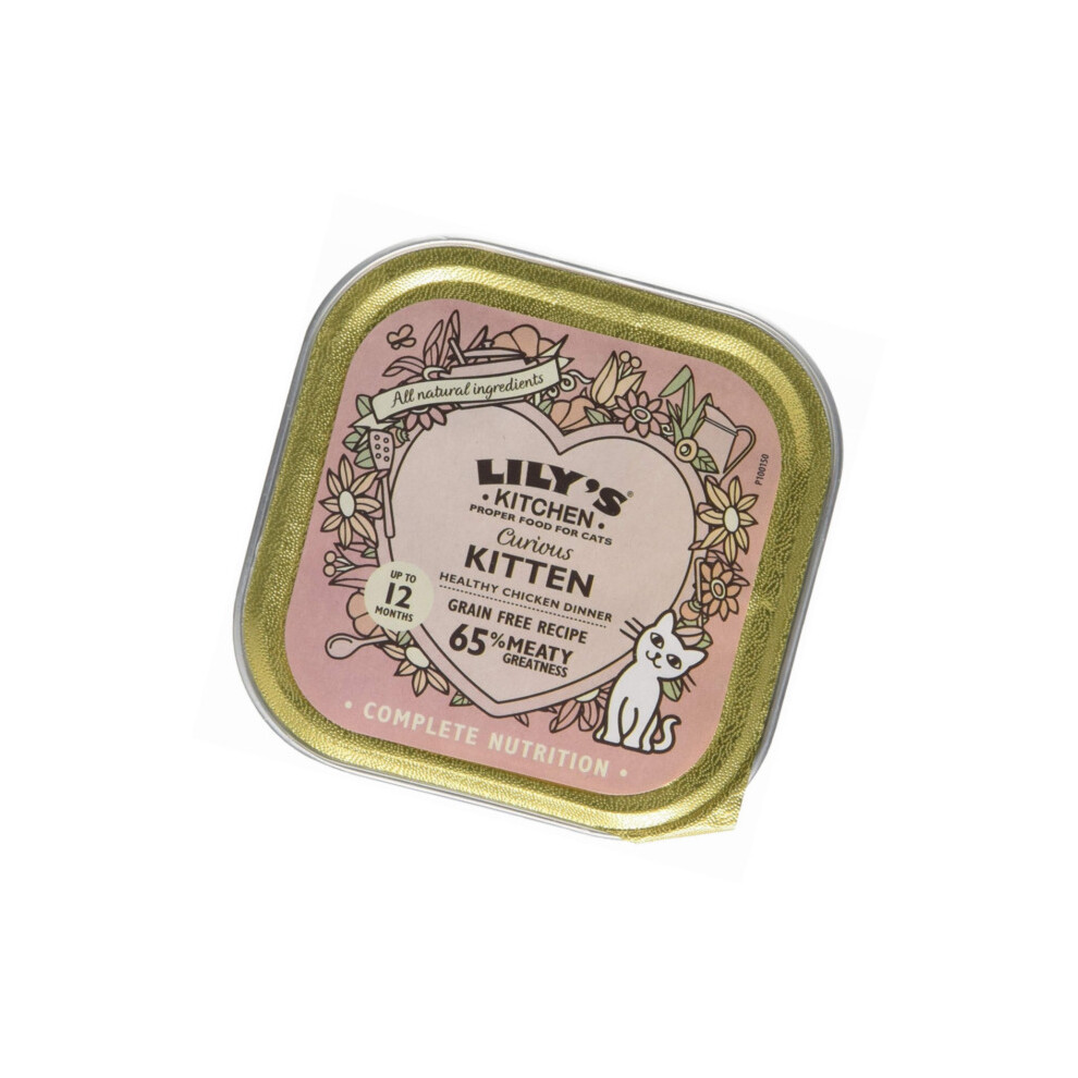 Lily's Kitchen Kitten Chicken Dinner Complete Wet Cat Food (19 X 85 G) Grain