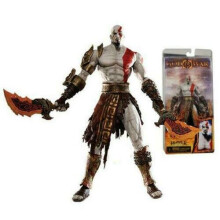 NECA God of War Flaming Blades of Athena Kratos PLAYER 7"