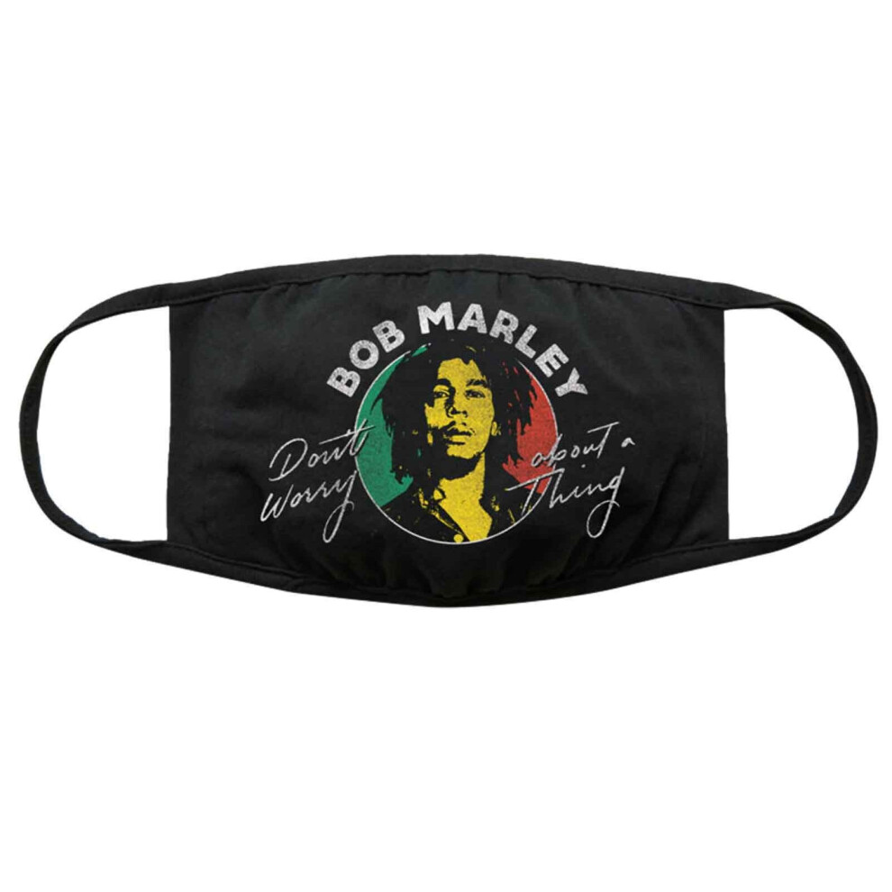 Bob Marley Face Mask Dont Worry Official Protective Covering Washable Reusable 5056368624773