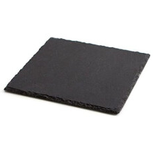Ardoise Tableware Slate Square Serving Platter - 20x20cm | Cheese Board