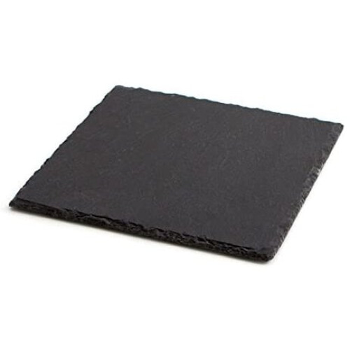 Ardoise Tableware Slate Square Serving Platter - 20x20cm | Cheese Board