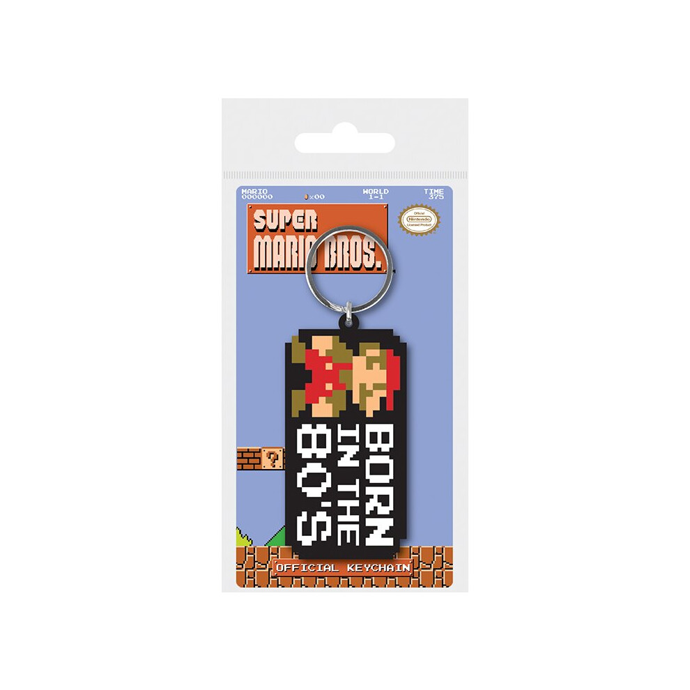 Pyramid International Born In The 80'S Keyring - Super Mario - Official Nintendo