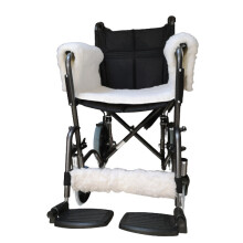 (Polyester Pile) Wheelchair Seat And Arm Fleece 18" Wool/Polyester