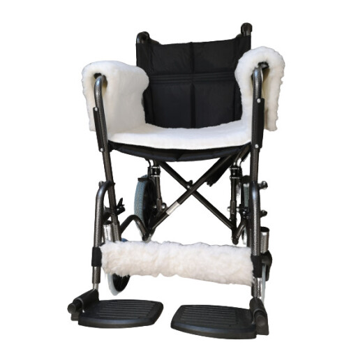(Polyester Pile) Wheelchair Seat And Arm Fleece 18" Wool/Polyester