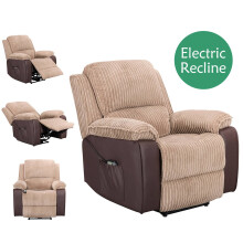 (Brown) WestWood Electric Recliner Armchair