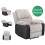 Westwood (Light Grey) WestWood Electric Recliner Armchair 1