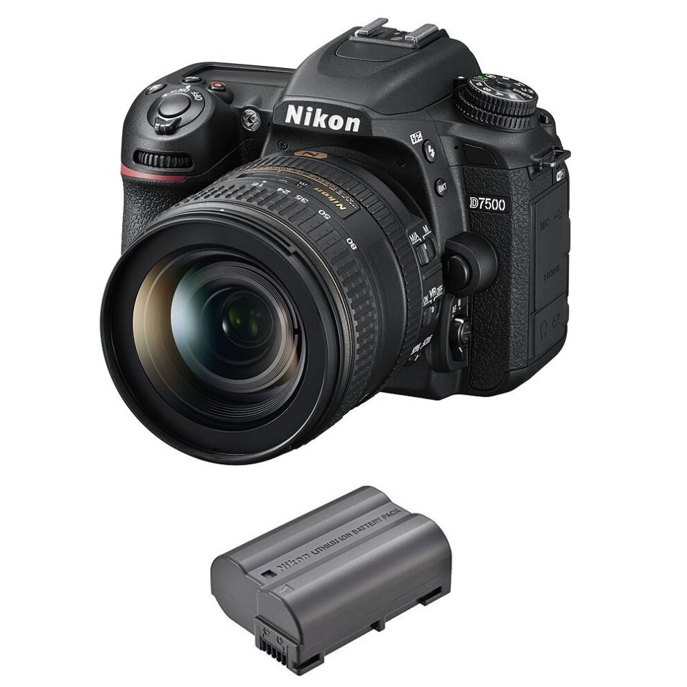 Nikon D7500 + Nikon Af-S Dx 16-80Mm F2.8-4E Ed Vr + En-El15A Battery