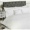 (Single) Limoges Ruffle Rose Embellished Duvet Set in White 2