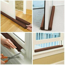 MantraRaj Door Draft Stopper Double Sided Keep Hot Air Out Draft Guard Sound Proof Blocker For Doors Windows Dual Guard