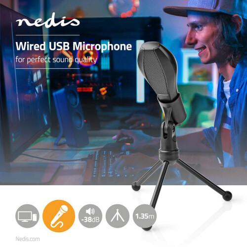 Mikrofon | Verwendet für: Computer / Desktop | Verdrahtet | 1x USB 1