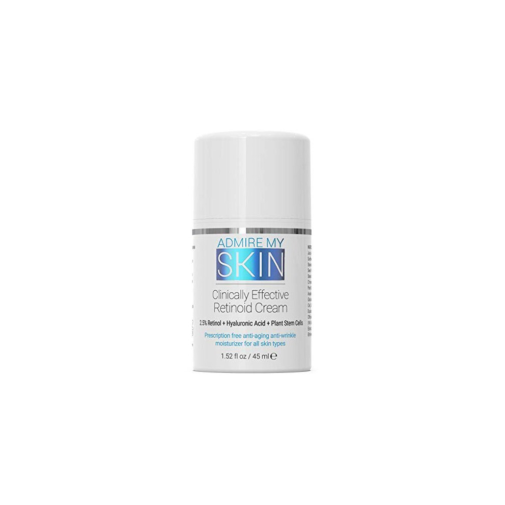 Potent Retinoid Cream Provides Clinical Retinol Results Without A Prescription - The Most Effective Retinoic Acid Moisturizer For Acne & Wrinkles Will