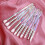 Kingtree Ögonskugga Makeup Borstar, 10PCS Crystal Borstar för Ögonmakeup 6