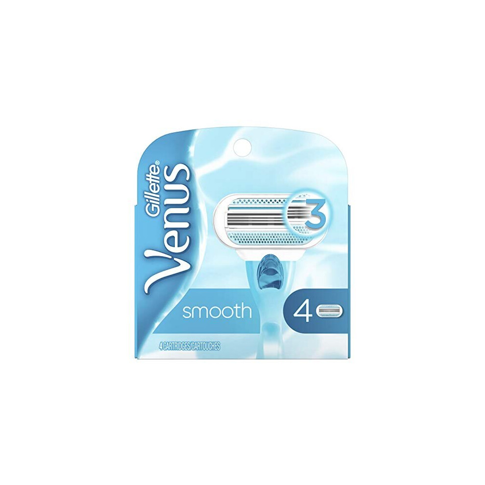 Gillette Venus Smooth Women's Razor Blades - 4 RefillsÂ (Packaging May Vary)