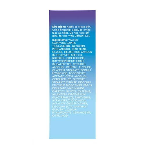Differin Restorative Night Moisturizer, 1 pack, 2.5 fl oz 1