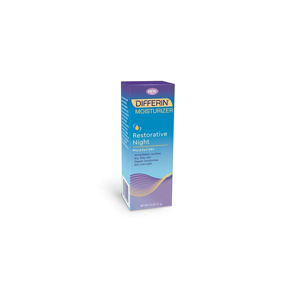 Differin Restorative Night Moisturizer, 1 pack, 2.5 fl oz