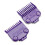 Andis Andis 01900 Master Magnetic Comb Set - Dual Pack (2pcs), Purple 1
