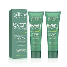 Alba BotanicaTM Even Advanced Natural Moisturizer Sea Moss SPF 15-2 fl oz (Pack of 2)