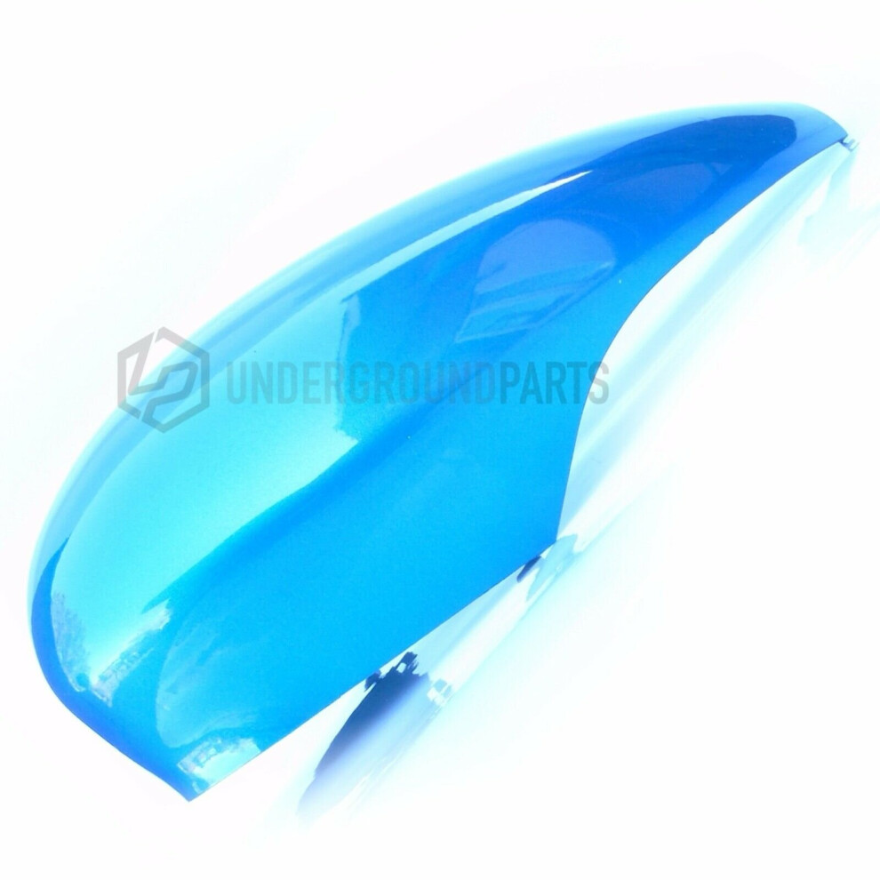 Vision Blue Door Wing Mirror Cover Left Passenger Side to fit Ford Fiesta Mk7 2008 - 2017