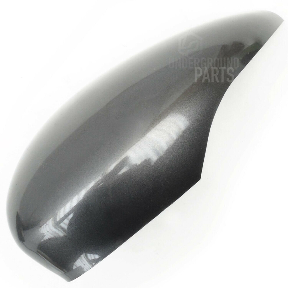 Magnetic Grey Door Wing Mirror Cover Left Passenger Side to fit Ford Fiesta 2008 - 2017