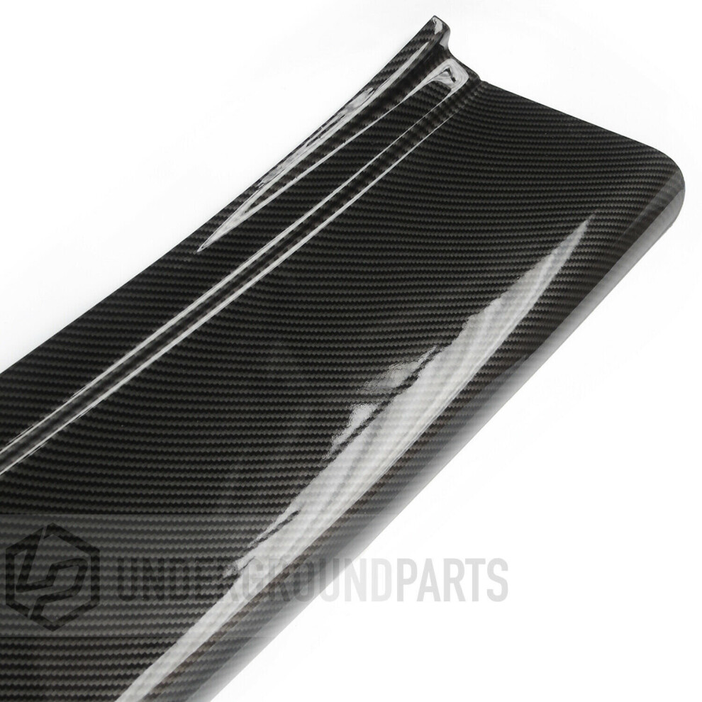 Carbon Fibre Effect Rear Bumper Protector High Gloss to fit VW Transporter T5 T6