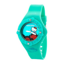 HELLO KITTY HK7158LS-13 ur. Quartz, grøn. Dameur.