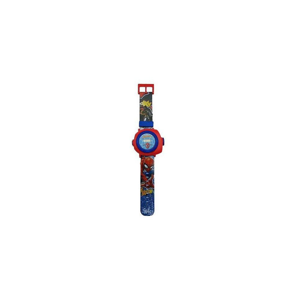 Lexibook Adjustable Projection Childrens Watch with Digital Screen - Spiderman