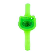 HELLO KITTY HK7123L-10 ur. Quartz, grønt. Dameur.