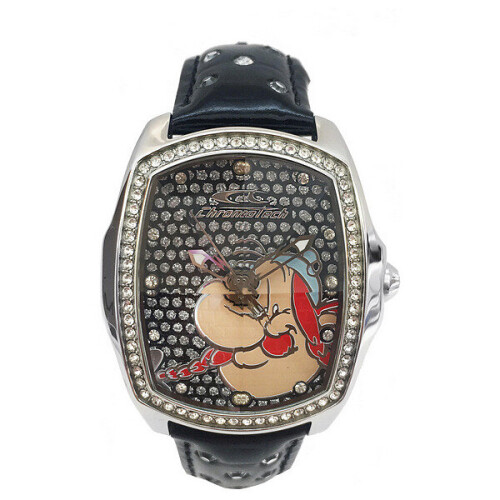 CHRONOTECH CT7896LS-89 ur. Quartz, sort. Børneur.