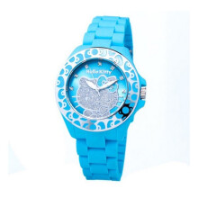HELLO KITTY HK7143B-01 ur. Quartz, blåt. Dameur.