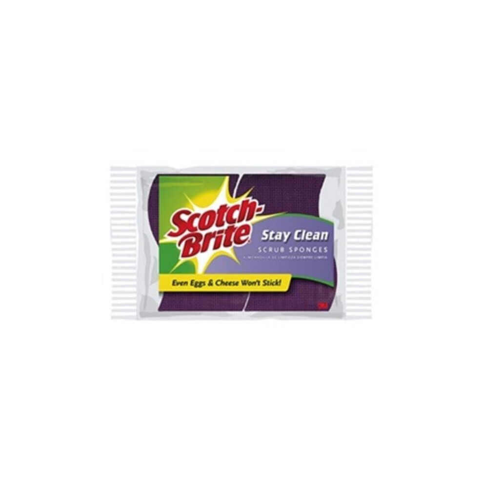 3M MMM202 Scotch Brite Clean & Rinse Scrubber - 2 Count