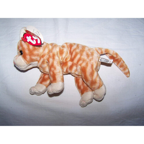 Ty TY Beanie Baby - Amber, The Ginger Tabby Cat 1