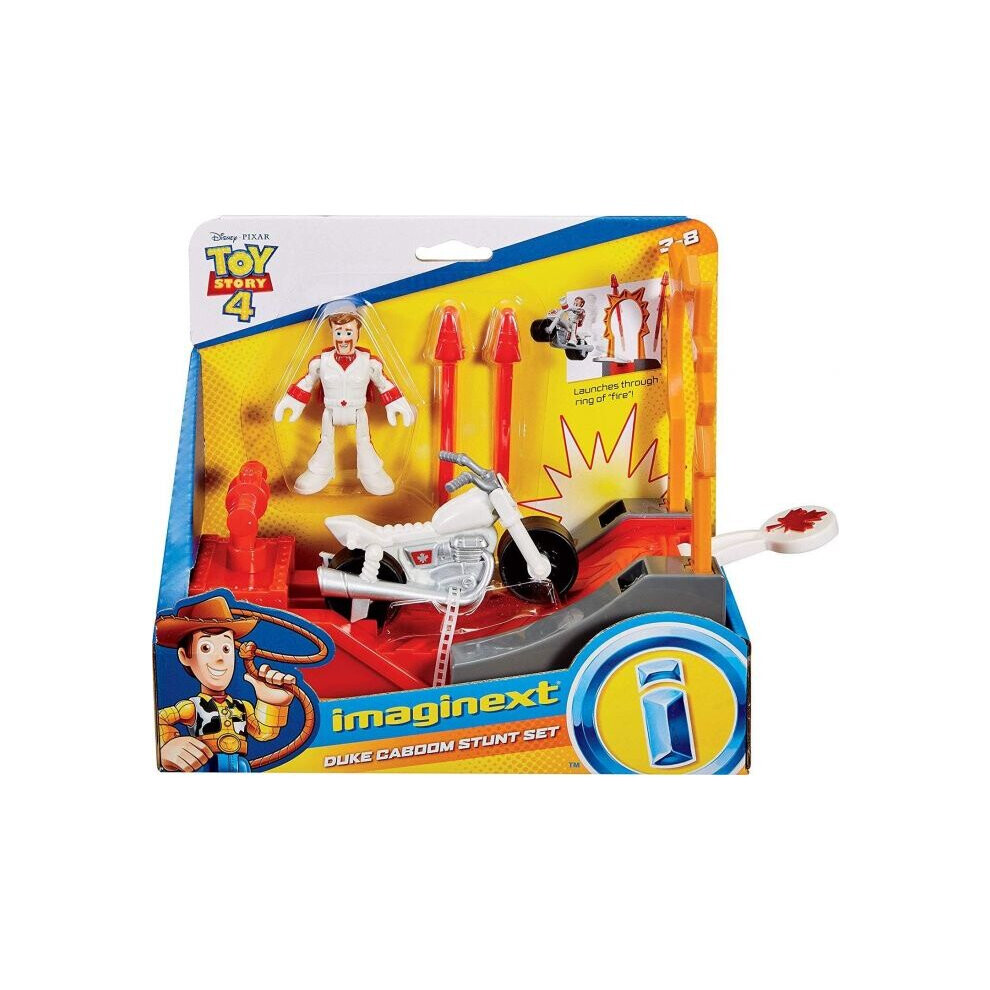 IMAGINEXT DUKE CABOOM STUNT SET TOY STORY 4 AGES 3-8