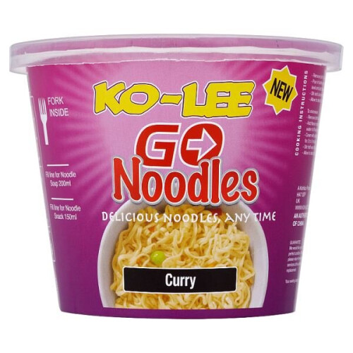 Ko-lee Go Cup Noodles Curry Flavour 65g x 6 packs