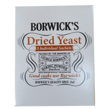 Borwick's Dried Yeast - 5 Individual Sachets